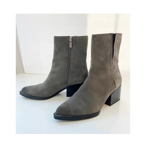 New Gray Suede Circus By Sam Edelman Booties, Size 6 - Picture 4 of 7